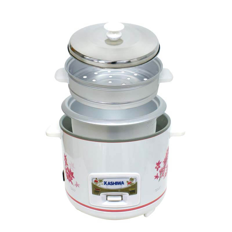 หม้อหุงข้าว KASHIWA รุ่น RC-1805 ขนาด 1.8 ลิตร สีขาว_10